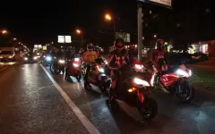 Почти 20 мопедистов наказали за многочисленные нарушения ПДД в Шымкенте