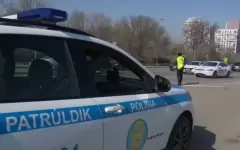Масштабная акция по безопасности дорожного движения прошла в Алматы