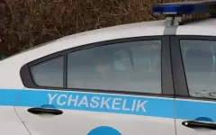 Момент жуткого наезда на велосипедиста зафиксировали камеры в Карагандинской области