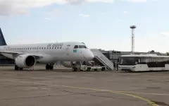 Самолет Air Astana, летевший из Тбилиси в Алматы, экстренно приземлился в Баку