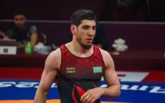 Казахстанский борец Ибрагим Магомадов завоевал бронзовую медаль чемпионата Азии