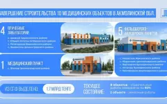 На возвращенные активы построят новые медицинские объекты в Акмолинской области