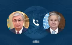 Касым-Жомарт Токаев поговорил по телефону с Антониу Гутерришем
