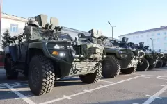 Национальная гвардия готовит военную технику к параду