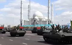 Более 300 единиц техники привлекут для проведения парада Победы в Астане