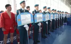 В Алматы определили сильнейших самбистов среди силовиков