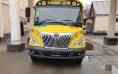 Бишкекской школе-гимназии подарили автобус от Президента Казахстана
