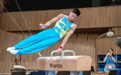 Казахстанский гимнаст одержал победу на турнире в Германии