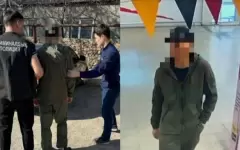 Мужчина попал в объектив видеокамеры и оказался в изоляторе в Туркестанской области