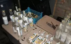 Продажу суррогатного алкоголя пресекли полицейские в области Абай