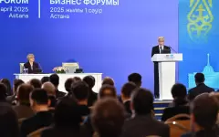 Касым-Жомарт Токаев и Наташа Пирц-Мусар приняли участие в казахско-словенском бизнес-форуме