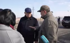 Бозумбаев осмотрел паводкоопасные зоны в СКО