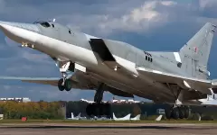 Самолет Ту-22М3 во время планового полета упал в России