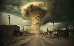 Мощный торнадо обрушился на США