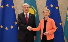 Президент провел переговоры с Урсулой фон дер Ляйен