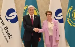 Токаев встретился с президентом Европейского банка