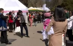 Наурыз отметили в международном аэропорту Алматы