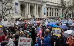 Руки прочь!: Масштабные протесты против Трампа и Маска проходят в США