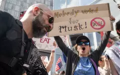 В США прошли протесты против политики Дональда Трампа