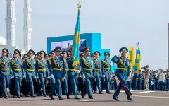 Генеральную тренировку военного парада проведут в начале мая в Астане