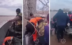 Житель Акмолинской области едва не погиб во время рыбалки на реке Ишим