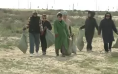Масштабный субботник прошёл на побережье Каспия