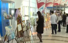 Выставка «Мой мир» к 30-летию АНК открылась в Таразе
