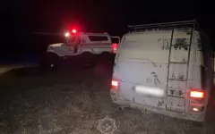 Водитель застрял в степи в Костанайской области