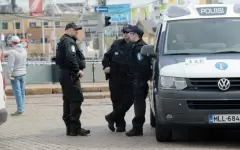 Полицейские впервые за 50 лет проводят забастовку в Финляндии