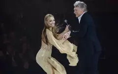 Навка посетовала, что Песков, станцевавший на льду, затмил ее юбилейное шоу