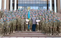 Министр обороны наградил вернувшихся с Голанских высот миротворцев