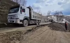 За 16 часов восстановили отрезок республиканской трассы в ВКО