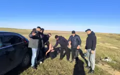 Пожилой рыбак едва не утонул в реке в Акмолинской области