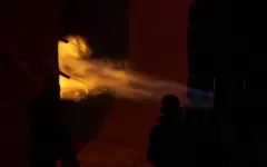 Полицейские спасли мужчину из пожара в Атырауской области