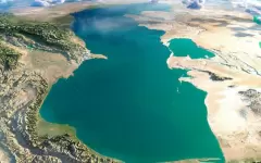 Береговая линия Каспия уже отступила на 50 км