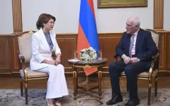 Президент Армении принял Аиду Балаеву
