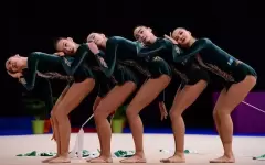 Сборная Казахстана по художественной гимнастике выиграла первую медаль в сезоне Кубка мира