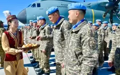 С Голанских высот вернулась оставшаяся часть казахстанских миротворцев