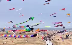 Международный фестиваль воздушных змеев прошёл в Китае