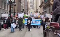 Митинги против политики Трампа прошли в крупных городах США
