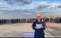 Рабочие устроили забастовку на Тенгизе