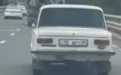 Алматинца арестовали за заклеенный номерной знак