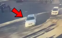 Водитель Lexus разъезжал по Алматы с фальшивыми номерами