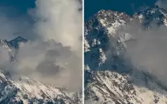 Танцующие облака над Большим Алматинским пиком околдовали Казнет