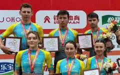 Сборная Казахстана выиграла первую медаль на чемпионате Азии по маунтинбайку