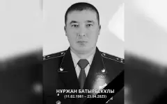 В Жамбылской области полицейский погиб в аварии