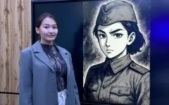 Студентка из Актобе с помощью ИИ создала комикс об Алие Молдагуловой