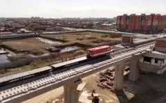 25% рельсовых путей LRT проложили в Астане