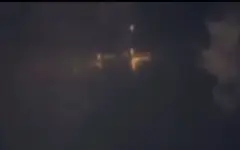 Светящийся таинственный объект заметили в небе над Астаной