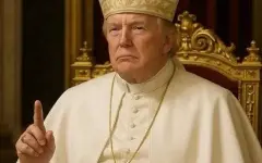 Трамп опубликовал свою фотографию в образе папы римского